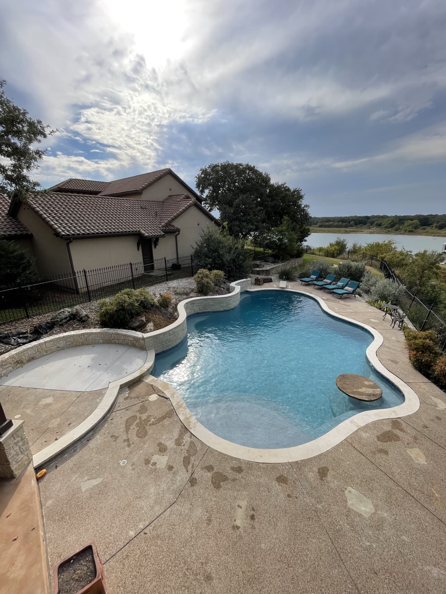 Pool and landscape integration