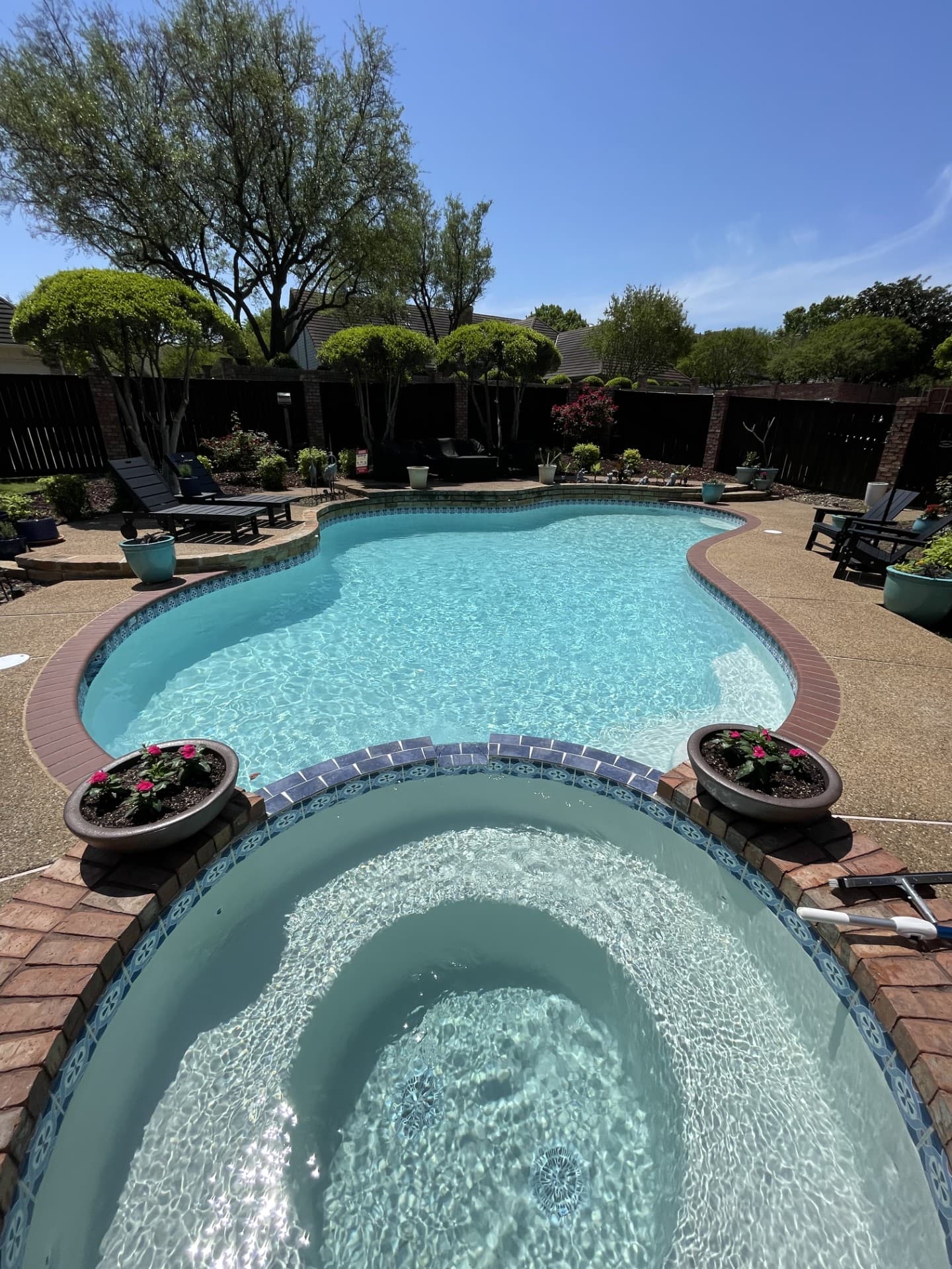 Backyard after transformation - luxury outdoor space