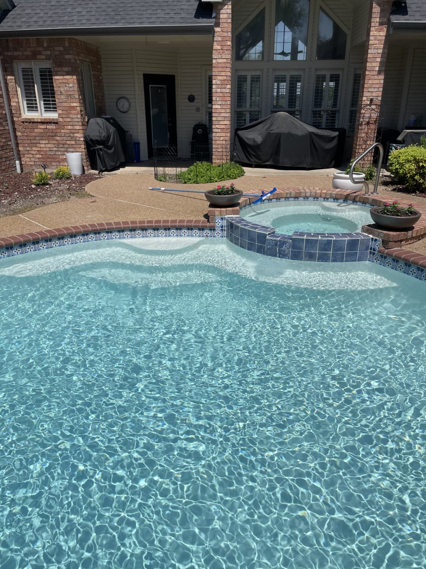 Pool renovation after transformation